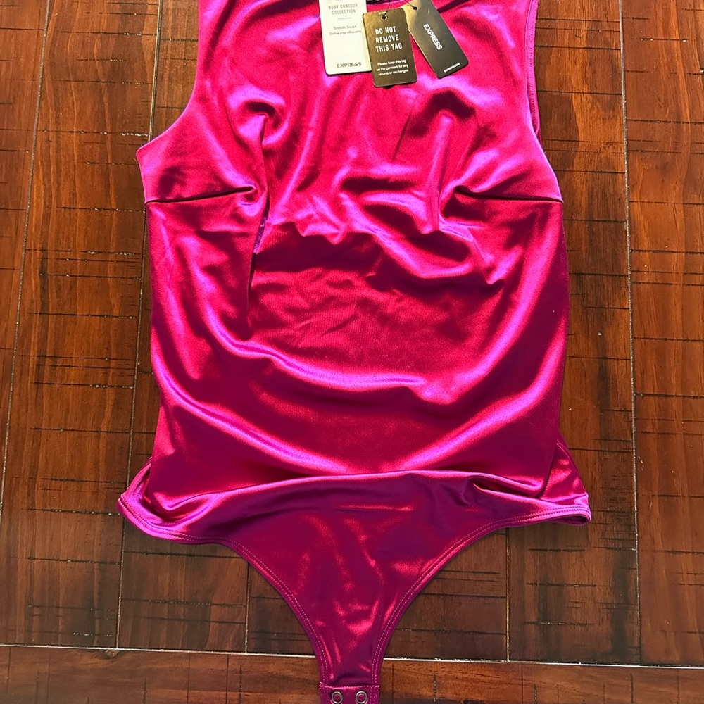 Express Pink Body Contour Bodysuit